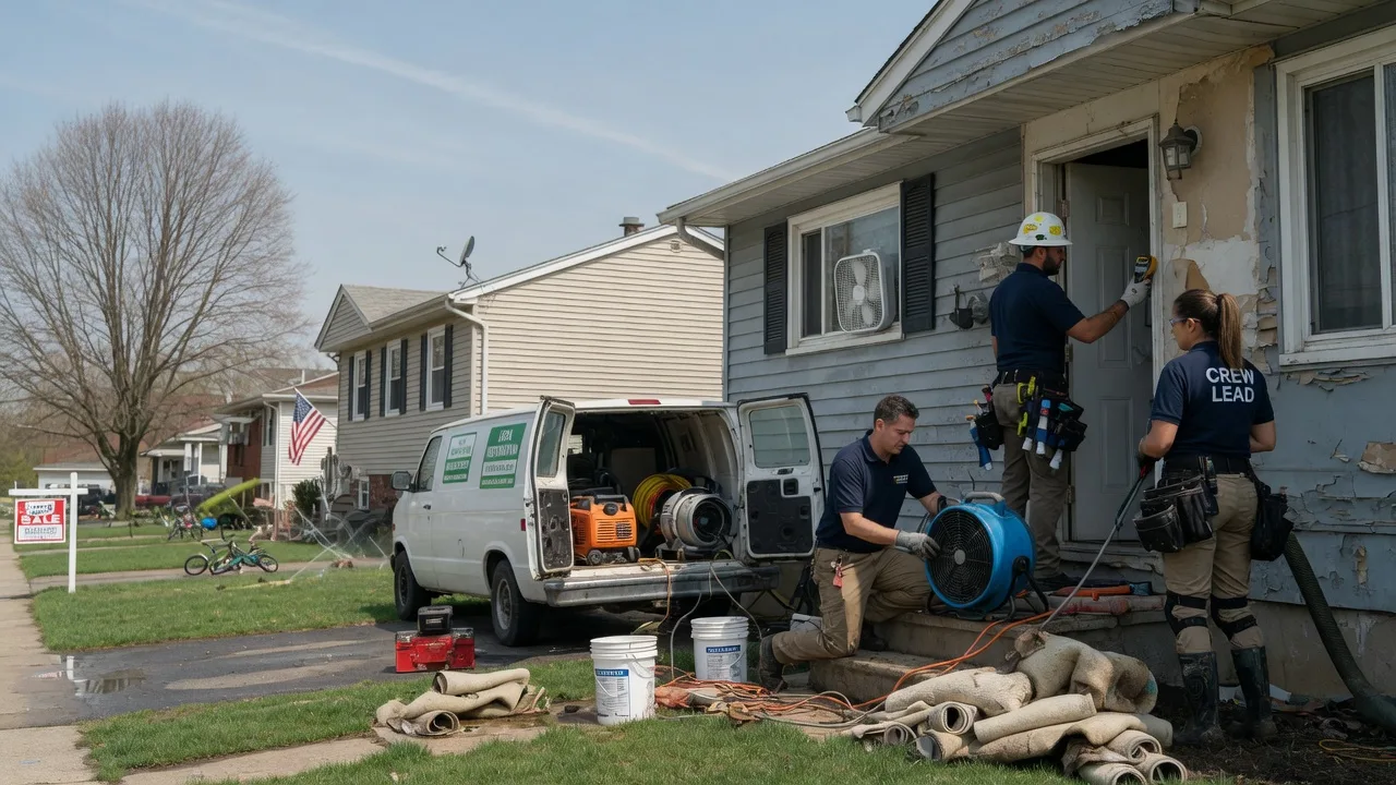 Flood Cleanup in Oskaloosa, KS near me